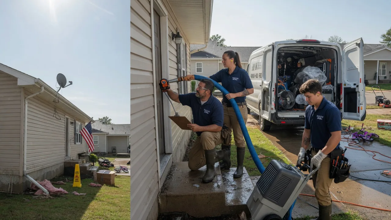 Ceiling Water Damage Restoration in Castleberry, AL near me